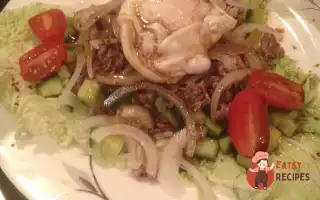 Салат З Тунцем Та Яйцем Пашот