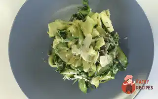Стрічки З Цукіні З Каперсами Та Соусом З Лимона Та Часнику