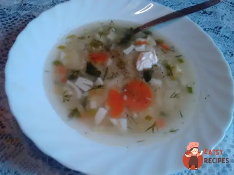 Суп із пшоном