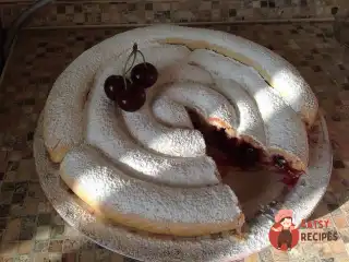 Хитрий пиріг з вишнею