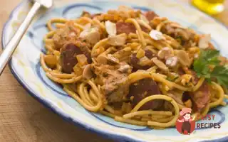 Макарони З Чорізо І Помідорами