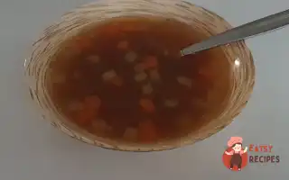 Курячий Суп З Соєвим Соусом Та Вермішеллю