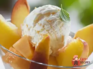 Персикове вершкове морозиво (Gelato)