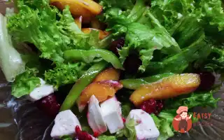 Салат З Фетою Та Персиками