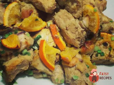 Курка з апельсинами, каррі та медом