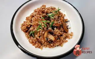 Гречка з грибами