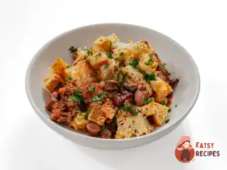 Швидке касулі із консервованої квасолі