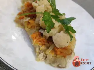 Філе тріски з цвітною капустою