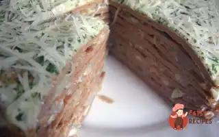 Печінковий Торт Із Часником