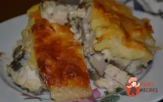 Курка З Грибами Під Картопляною Шубою