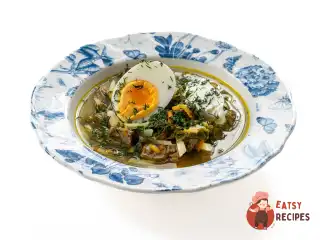 Борщ із щавлем