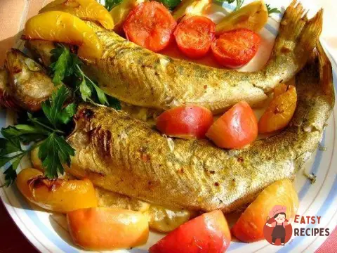 Форель в апельсинах