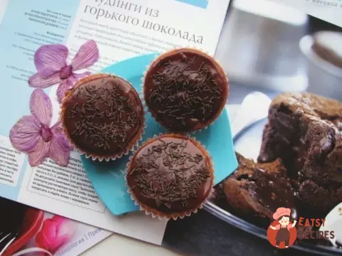 Шоколадні мафіни з бананом