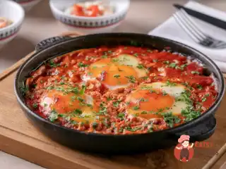 Шакшука із болгарським перцем