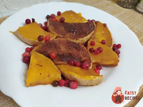 Гарбуз у духовці з цукром і корицею
