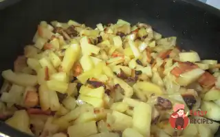 Смажена Картопля З Печерицями