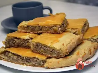 Пиріг з м'ясом та картоплею