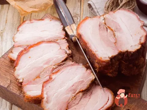 Печений свинячий підчеревок