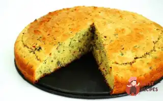 Кукурудзяний Хліб Із Чилі, Зеленою Цибулею Та Кропом