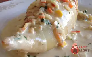 Кальмари, Фаршировані Овочами З Крабовими Паличками