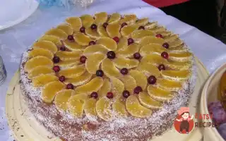 Торт Мандариновий