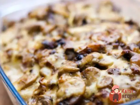 Гриби, запечені із сиром (Mushroom Bouyiourdi)