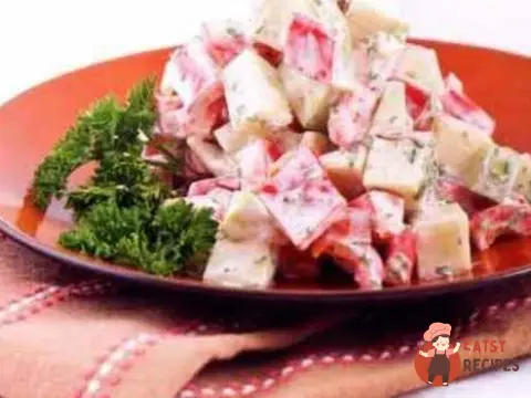 Салат із перцю з яблуками