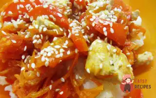 Рис З Овочами Та Куркою В Соєвому Соусі
