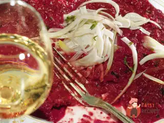 Полба з буряком та хріном