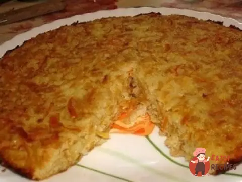 Капустяна запіканка з рисом