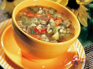 Розсольник з яловичиною у мультиварці