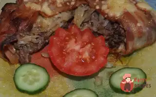 Картопляна Запіканка З Фаршем У Беконі