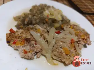 Курячі котлети з овочами