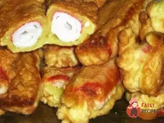 Фаршировані крабові палички у клярі