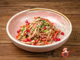 Баклажани ацецилі з копченою куркою