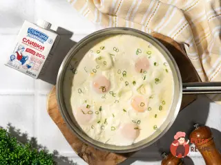 Крок 5: Яйця, смажені у вершках