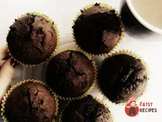 Райські шоколадні мафіни зі шматочками шоколаду