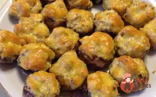 Печериці, Фаршировані Куркою Та Сиром