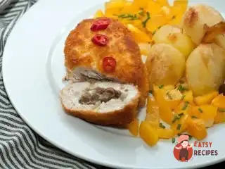 Курячі зрази з грибами