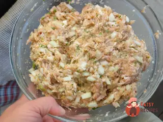 Крок 9: Курячі купати з цибулею