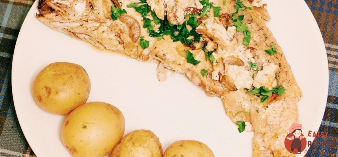 Райдужна форель у грибному соусі