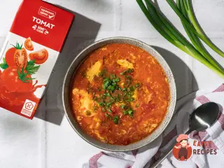 Крок 6: Томатний суп з яйцем