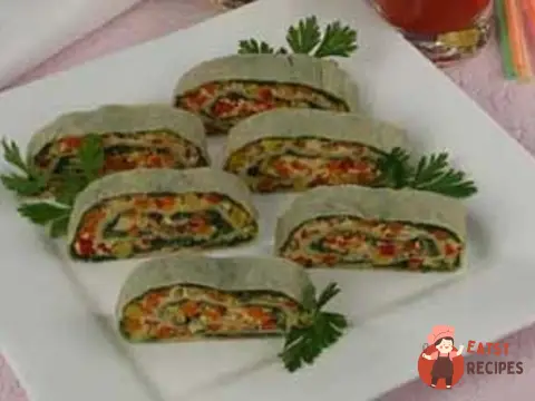 Рулет з овочами