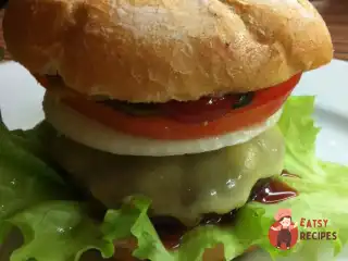 Гамбургери з овочами та сиром