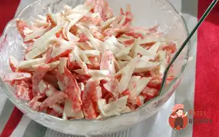 Крабовий Салат З Помідорами Та Солодким Перцем