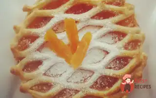 Пиріг Із Листкового Тіста З Абрикосовим Джемом, Курагою Та Мигдалем