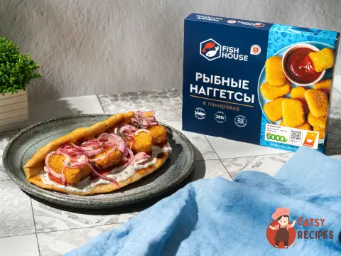 Домашні коржі з наггетсами