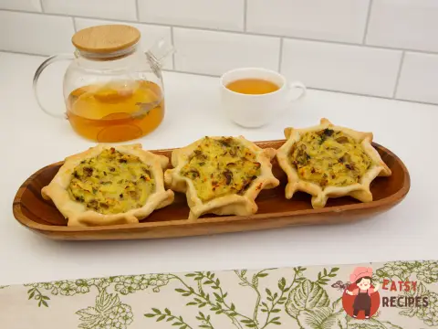 Шаньги з грибами та картоплею