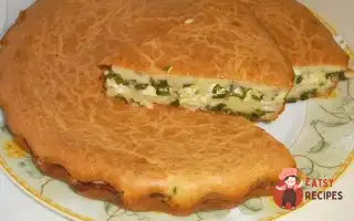 Заливний Пиріг З Цибулею Та Яйцем