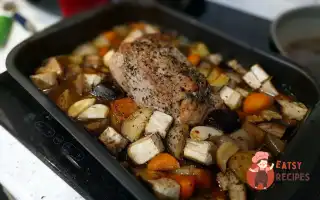 Запечений Свинячий Окіст З Овочами
